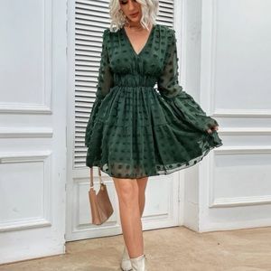 🍃Green Frill Fairy Dress 🍃